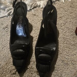 Salvatore Ferragamo Black Women's Shoes